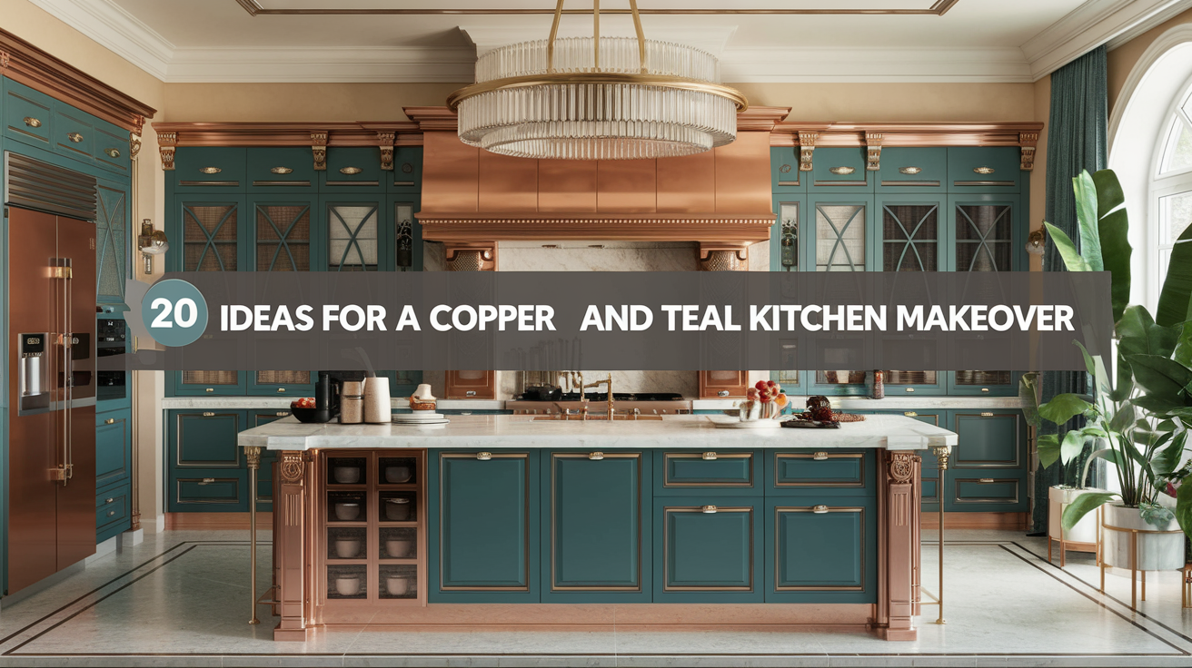 20 Stunning Ideas for a Copper and Teal Kitchen Makeover | Practical ...